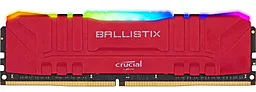 Оперативна пам'ять Micron DDR4 16GB 3600MHz Ballistix RGB (BL16G36C16U4RL) Red