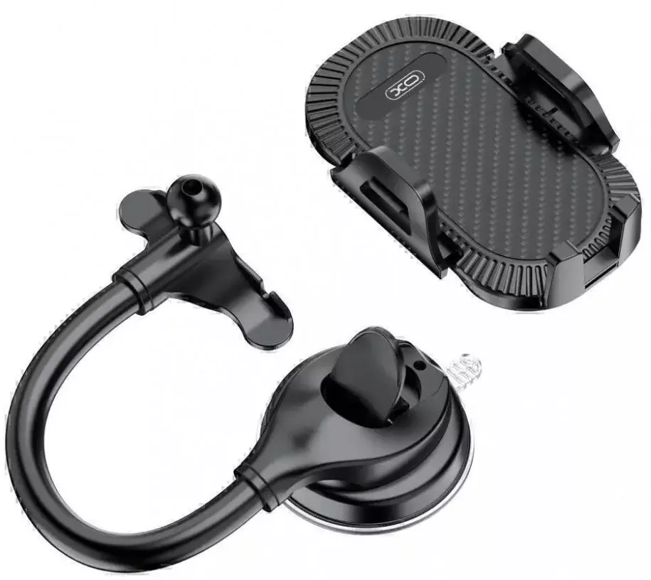 Держатель XO C85 Long Neck Suction Cup Black - фото 4