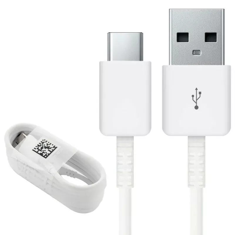 Кабель для пристроїв Samsung USB-A - Type-C 20w 3a 1м cable White (EP-DN930CWE) - фото 1