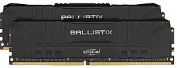 Оперативная память Crucial 32GB (2x16GB) DDR4 3200MHz Ballistix Black (BL2K16G32C16U4B)