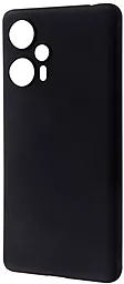 Чохол 1TOUCH Silicone 0.5 mm Black Matt для Xiaomi Poco F5, Redmi Note 12 Turbo Black