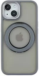 Чехол Viva Spin Case with Magsafe для Apple iPhone 15 Grey - фото Чехол Viva Spin Case with Magsafe для Apple iPhone 15 Grey