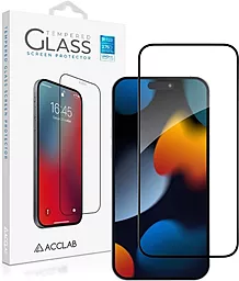 Защитное стекло ACCLAB Full Glue Apple iPhone 15 Plus Black 1283126575303 - фото Защитное стекло ACCLAB Full Glue Apple iPhone 15 Plus Black 1283126575303