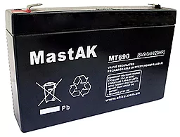 Акумуляторна батарея MastAK 6V 9Ah (MT690)