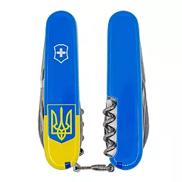 Мультитул Victorinox Climber Ukraine (1.3703.7_T3030p) Герб на прапорі вертикальний
