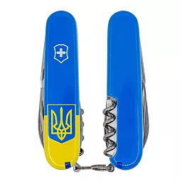 Мультитул Victorinox Climber Ukraine (1.3703.7_T3030p) Герб на флаге вертикальный