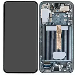Дисплей Samsung Galaxy S22 Plus S906 с тачскрином и рамкой, оригинал, Graphite Green - фото Дисплей Samsung Galaxy S22 Plus S906 с тачскрином и рамкой, оригинал, Graphite Green