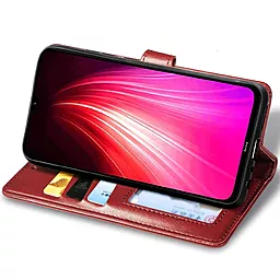 Кожаный чехол книжка GETMAN Gallant (PU) для Samsung Galaxy M32 (Красный) - миниатюра 4
