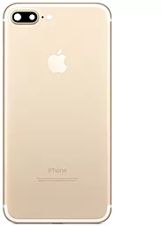 Задняя крышка корпуса Apple iPhone 7 Plus  со стеклом камеры Gold