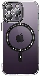 Чехол Epik TPU+PC Colorful with MagSafe для Apple iPhone 13 Pro Black - фото Чехол Epik TPU+PC Colorful with MagSafe для Apple iPhone 13 Pro Black