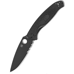 Ніж Spyderco Resilience Black Blade (C142PSBBK) - фото Ніж Spyderco Resilience Black Blade (C142PSBBK)