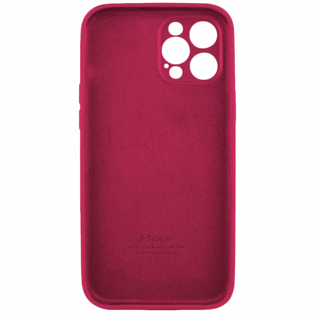 Чохол Silicone Case Full Camera for Apple iPhone 11 Pro Maroon - фото 2
