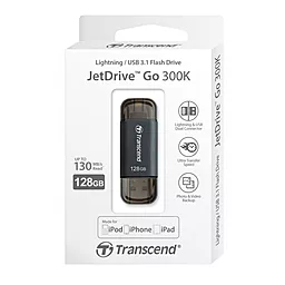Флешка Transcend 128GB JetDrive Go 300 USB 3.1 (TS128GJDG300K) Black - мініатюра 6