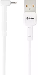 Кабель Gelius Pro Angle USB-A - Lightning 12w 2.4a 1м cable White