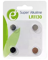Батарейки Energenie Super Alkaline LR1130 BL 4 шт - фото Батарейки Energenie Super Alkaline LR1130 BL 4 шт