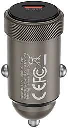 Автомобильное зарядное устройство XO CC70 mini Metal 30w PD USB-C fast charger black - фото Автомобильное зарядное устройство XO CC70 mini Metal 30w PD USB-C fast charger black