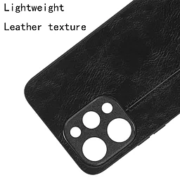 Чехол Cosmic Leather Case для Xiaomi Redmi 12 4G Black - миниатюра 4