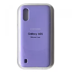 Чехол Epik Silicone Case Full для Samsung Galaxy A01 A015 (2019) Glycine
