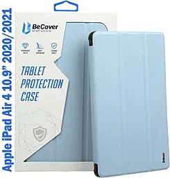 Чехол для планшета BeCover Tri Fold Soft TPU Silicone для Apple iPad Air 4 10.9 2020/2021 Light Blue (708782)
