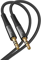 Аудіо кабель XO NBR175A AUX mini Jack 3.5 мм М/М сable 1 м black