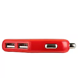 Автомобильное зарядное устройство Baseus 2USB Car charger 2.4A Red (flyest series) - миниатюра 5
