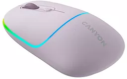 Компьютерная мышка Canyon MW-22 (CNS-CMSW22PR) pearl rose - фото Компьютерная мышка Canyon MW-22 (CNS-CMSW22PR) pearl rose