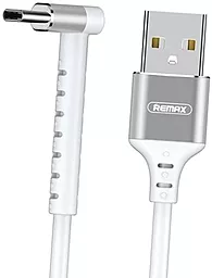 Кабель USB Remax RC-100a Joy Series 2.4A L-type USB Type-C Cable White