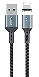 USB Кабель Remax RC-156i Cigan Powerful Magnetic 3A Lightning Cable Black