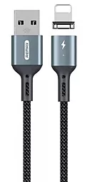 Кабель Remax RC-156i Cigan Powerful Magnetic USB-A - Lightning 12w 3a 1м cable Black - фото Кабель Remax RC-156i Cigan Powerful Magnetic USB-A - Lightning 12w 3a 1м cable Black