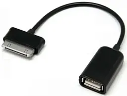 OTG-переходник Walker M-F Galaxy Tab 30-pin -> USB 2.0 black - фото OTG-переходник Walker M-F Galaxy Tab 30-pin -> USB 2.0 black