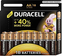 Батарейки Duracell AA (LR6) MN1500 18шт