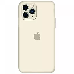 Чехол Silicone Case Full Camera for Apple IPhone 11 Pro Antique White