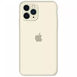 {"ru": "Чехол", "uk": "Чохол"} Silicone Case Full Camera for Apple iPhone 11 Pro Antique White