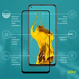 Защитное стекло Piko Full Glue Xiaomi Mi 10T, Mi 10T Pro Black (1283126509926) - миниатюра 2