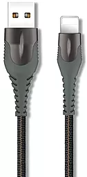 Кабель XO NB138 Led Display USB-A - Lightning 10w 1м cable Green