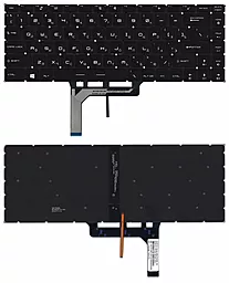 Клавіатура для ноутбуку MSI GS65 GS65VR з підсвічуванням Black