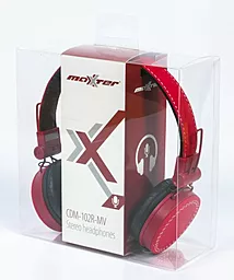 Наушники Maxxter CDM-102-MV Red - миниатюра 3 Наушники Maxxter CDM-102-MV Red - миниатюра 3