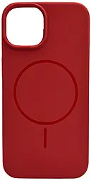 {"ru": "Чехол", "uk": "Чохол"} Silicone Case Full Fine Ring MagSafe для Apple iPhone 14  Camelia
