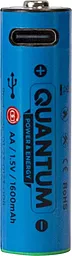 Аккумулятор Quantum Li-ion USB AA 1.5V 1600mAh 2шт. - фото Аккумулятор Quantum Li-ion USB AA 1.5V 1600mAh 2шт.