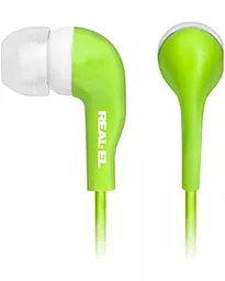 Наушники REAL-EL Z-1007 Green/White - фото Наушники REAL-EL Z-1007 Green/White