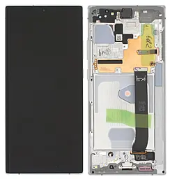 Дисплей Samsung Galaxy Note 20 Ultra N985, Note 20 Ultra 5G N986 с тачскрином и рамкой, (OLED), Mystic White - фото Дисплей Samsung Galaxy Note 20 Ultra N985, Note 20 Ultra 5G N986 с тачскрином и рамкой, (OLED), Mystic White