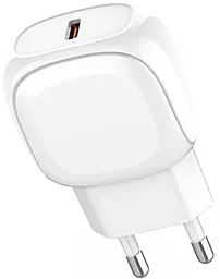 Сетевое зарядное устройство LDNio A1206C 27w PD USB-C home charger white - фото Сетевое зарядное устройство LDNio A1206C 27w PD USB-C home charger white
