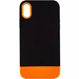 Чохол Epik TPU+PC Bichromatic для Apple iPhone XR (6.1")  Black / Orange
