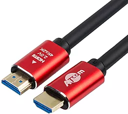 Видеокабель HDMI М-М 10 м Black/Red (24910) Atcom