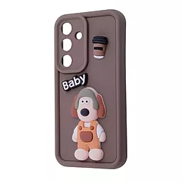 Чехол Pretty Things Case для Samsung Galaxy S24  brown/baby