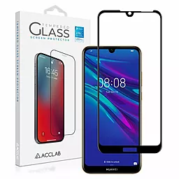 Защитное стекло ACCLAB Full Glue Huawei Y6 2019 Black (1283126509186)