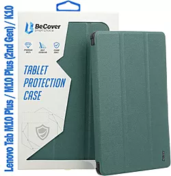 Чехол для планшета BeCover Flexible TPU Mate для Lenovo Tab M10 Plus TB-X606/M10 Plus (2nd Gen)/K10 TB-X6C6 10.3" Dark Green (708752) - фото Чехол для планшета BeCover Flexible TPU Mate для Lenovo Tab M10 Plus TB-X606/M10 Plus (2nd Gen)/K10 TB-X6C6 10.3" Dark Green (708752)