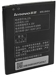 Аккумулятор Lenovo A808T IdeaPhone / BL229 (2500 mAh) 12 мес. гарантии - миниатюра 3
