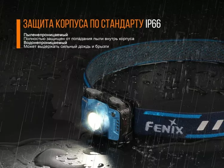 Налобний ліхтарик Fenix HL12R (акумуляторний) Блакитний - фото 14