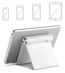 Настольный держатель Ugreen LP115 Multi-Angle Adjustable Portable Stand for iPad White - миниатюра 3 Настольный держатель Ugreen LP115 Multi-Angle Adjustable Portable Stand for iPad White - миниатюра 3